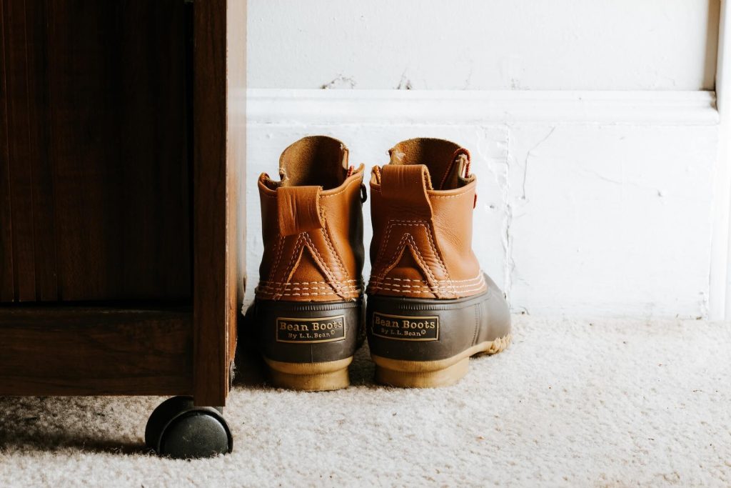 shoes on carpet