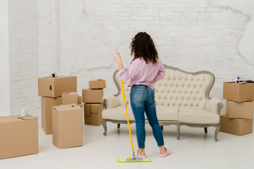 move-in and move-out cleaning